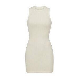BNWOT Skims Cotton Rib Tank Dress Bone L
